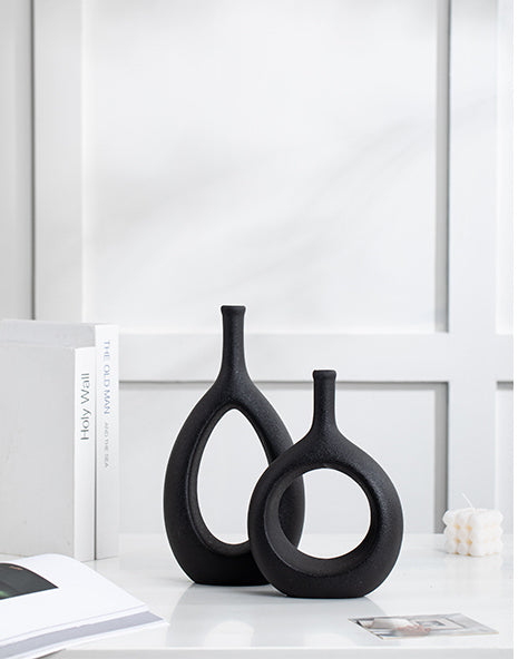 Oval Vases ( Set of 2 )