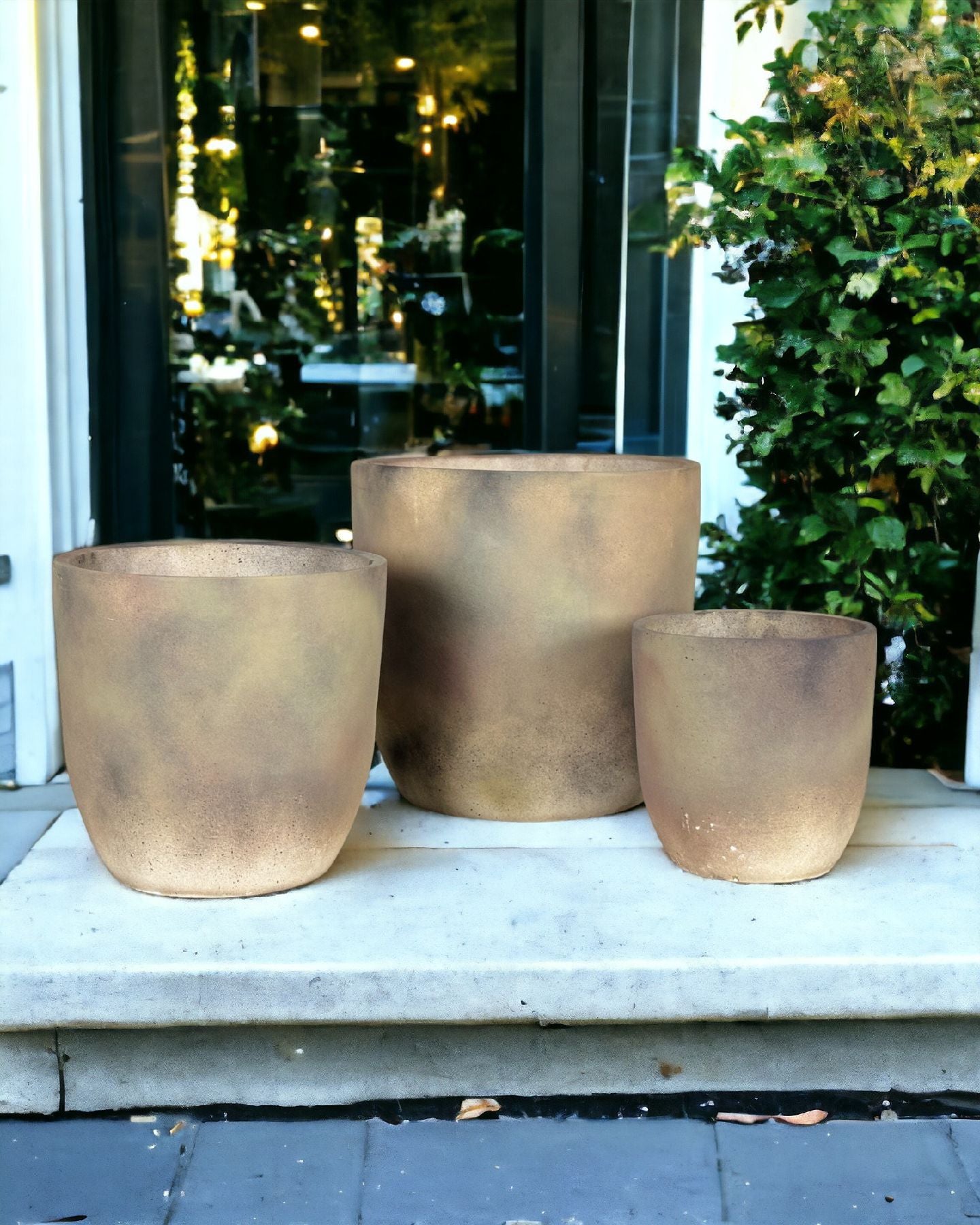 CEYA HOMES TRINI PLANTERS BROWN ( SET OF 3)