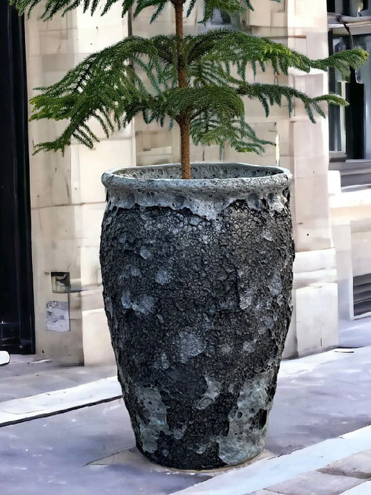 CEYA HOMES RUSTIC GREY PLANTER 18" x 11"