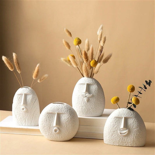 Face Vases (Set of 4)