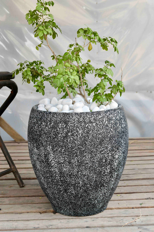 CEYA HOMES CONCRETE STARLIGHT PLANTER 15" x 14"