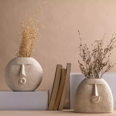 Face Vases (Set of 2)